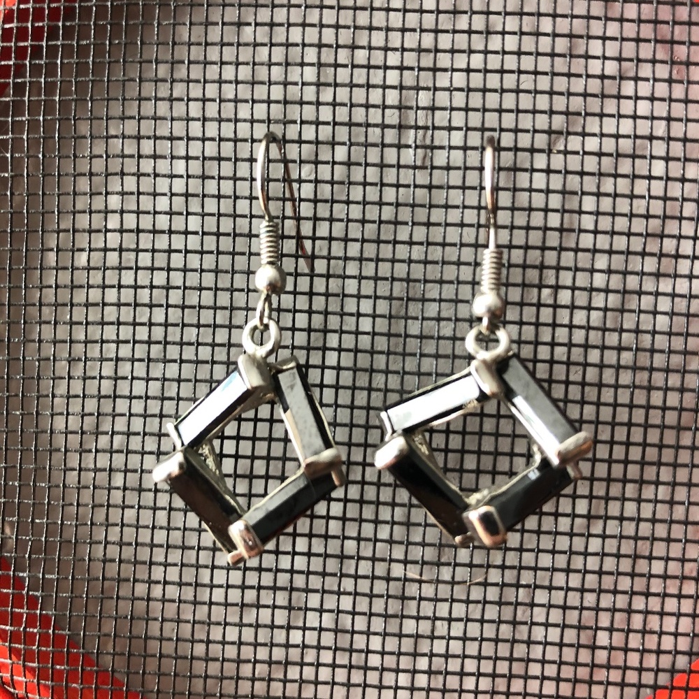 Square Drop Earrings